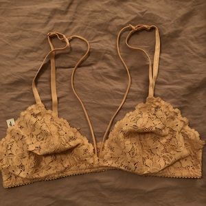 Free People Intimately Lace Bralette Medium